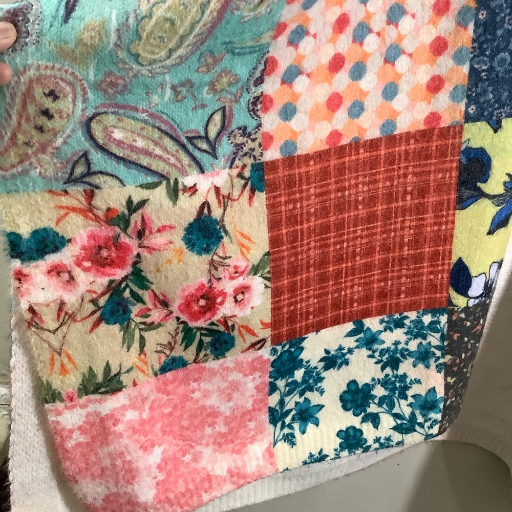 Reversible Patchwork Kimono Cardigan Multicolor - Picture 11 of 11